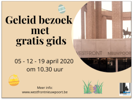 Geleid bezoek met gratis gids Geleid bezoek met gratis gids