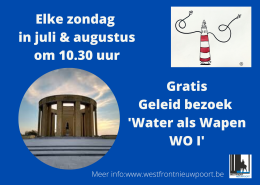 Gratis geleid bezoek juli & augustus Gratis geleid bezoek juli & augustus
